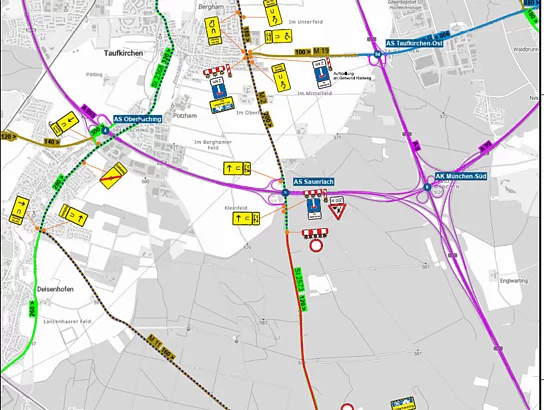 St2573 Umleitungsbeschilderung Bauabschnitt 1